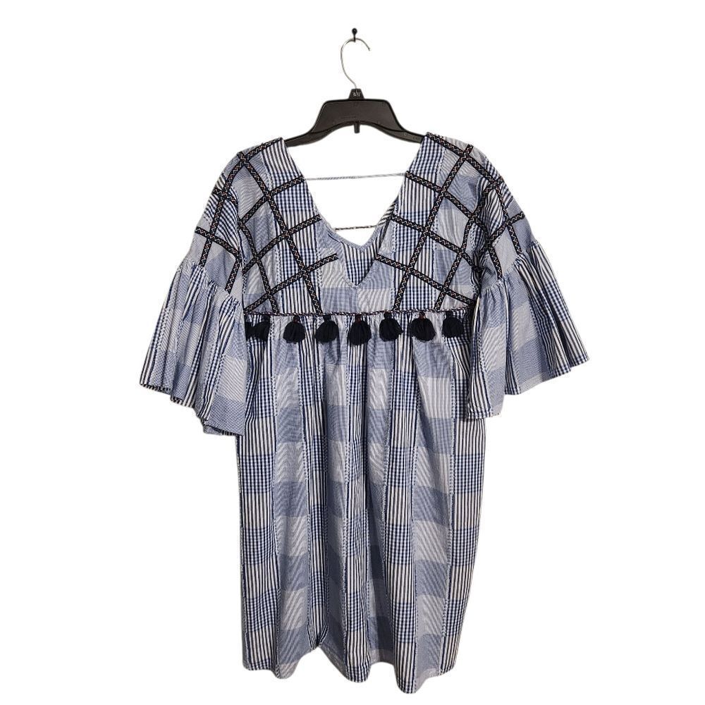 Anthropologie Maeve Tatum Tunic Dress Blue Small - Picture 3 of 11